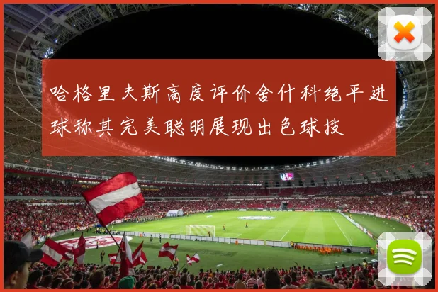 哈格里夫斯高度评价舍什科绝平进球称其完美聪明展现出色球技