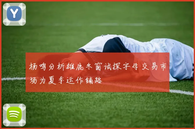 杨鸣分析雄鹿冬窗试探字母交易市场为夏季运作铺路